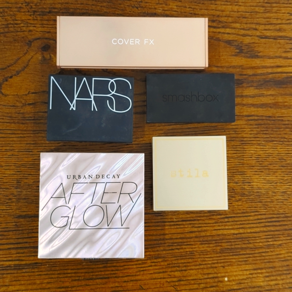 Highlighter/Eyeshadow Bundle Urban Decay Nars Smashbox CoverFX Stila